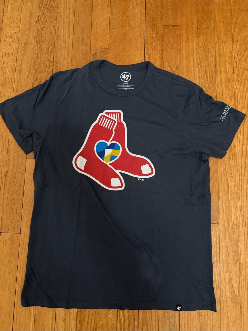 '47 Navy Boston Red Sox Foundation T-Shirt - Size L